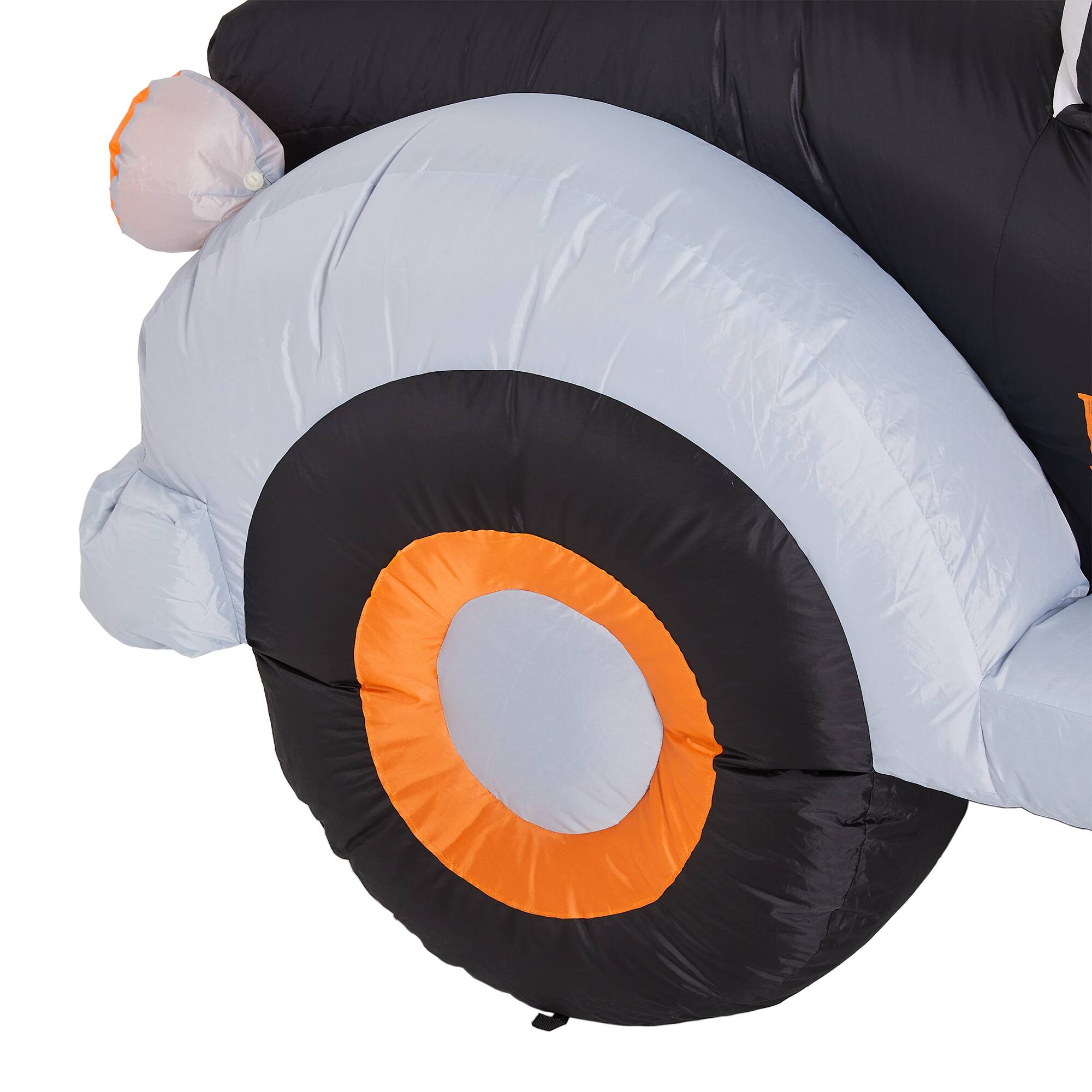 Glitzhome® 8ft. Lighted Inflatable Truck With Jack-O-Lantern Pumpkins Décor